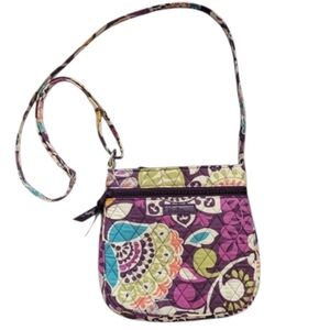 Vera Bradley Little Hipster Crossbody Purse In Plum Crazy